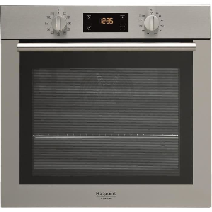 HOTPOINT FA4 860 P IX Four électrique encastrable - Chaleur pulsée - 66L - Pyrolyse - A+ - Inox