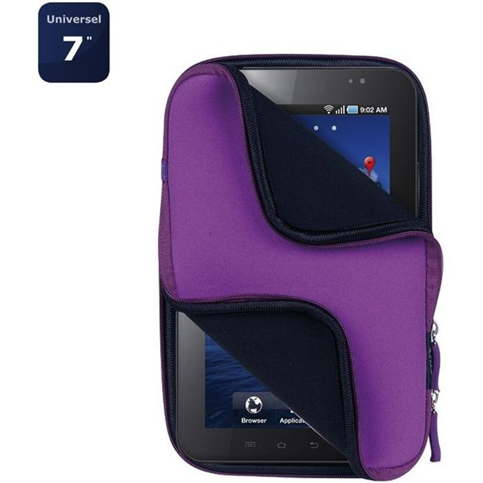 Housse tablette universelle 7- violet