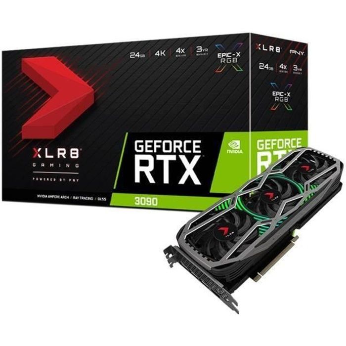 Carte graphique PNY GeForce RTX 3090 XLR8 Gaming Edition - 24 Go