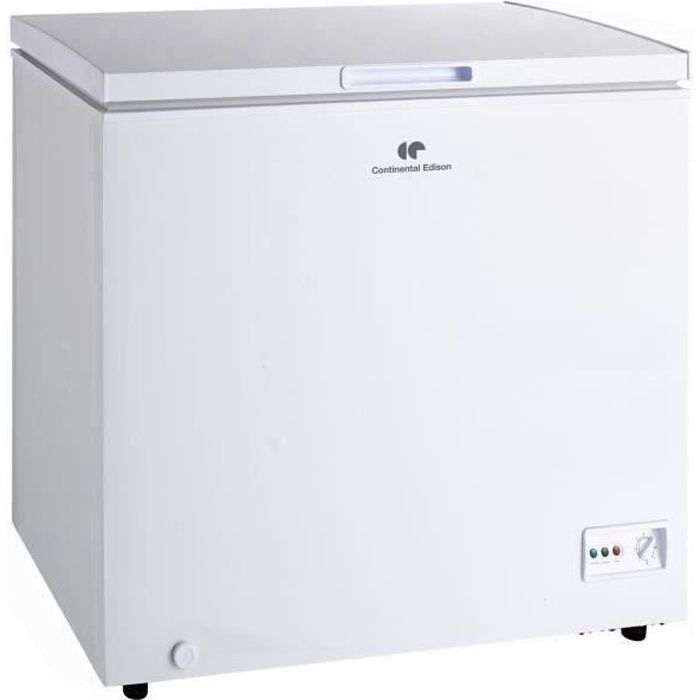 CONTINENTAL EDISON CECCF190APPW Congélateur coffre 190L, Classe A++, Froid statique, L 95 cm x H 84,5 cm BLANC