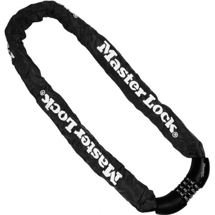 MASTER LOCK Chaîne Antivol Vélo - Serrure à Code