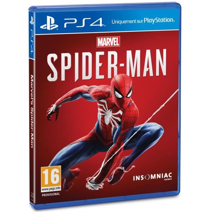 Spider-Man PS4 pas cher