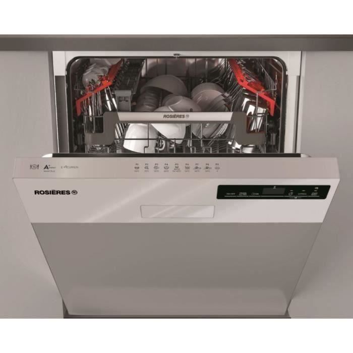 Lave-vaisselle encastrable ROSIERES RDSN 1D530PX-47E - 15 couverts - Largeur 60 cm - 44 dB - Inox