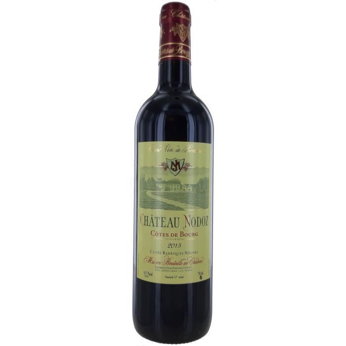 Château Nodoz Cuvée Barriques Neuves 2015 Côtes De Bourg - Vin Rouge de Bordeaux