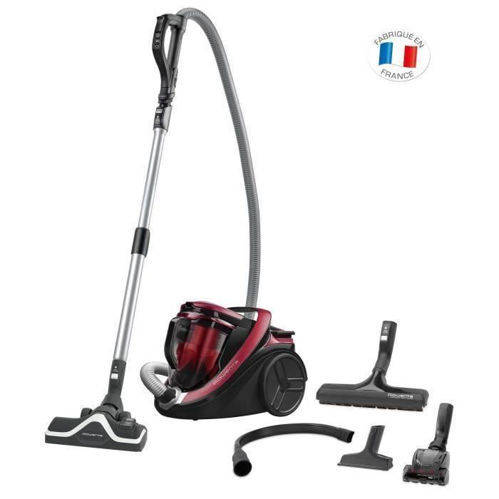 Rowenta RO7663EA Silence Force Cyclonic Home & Car Aspirateur Sans Sac Capacité 2,5L 750W Accessoires Spéciaux Poils d'Animaux