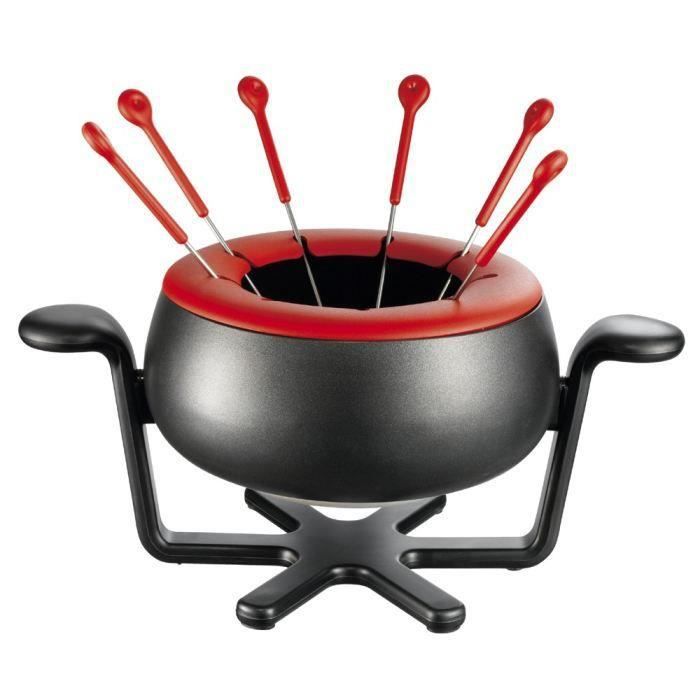 MOULINEX EF150811 Appareil à fondue Accessimo - Noir et Rouge