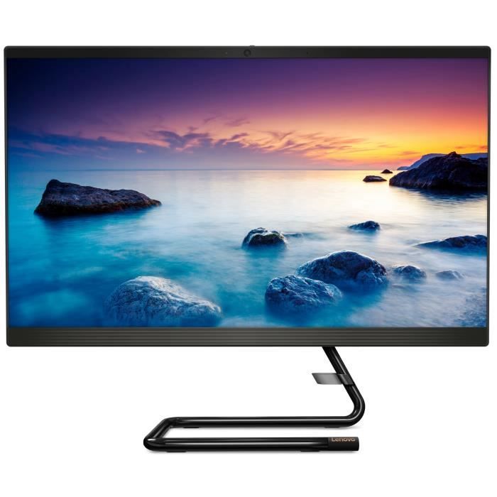 Ordinateur Tout-en-un - LENOVO Ideacentre 520-27ICB - 23,'' - Pentium J5040 - RAM 4Go - Stockage 1To HDD + 128Go SSD - Windows 10