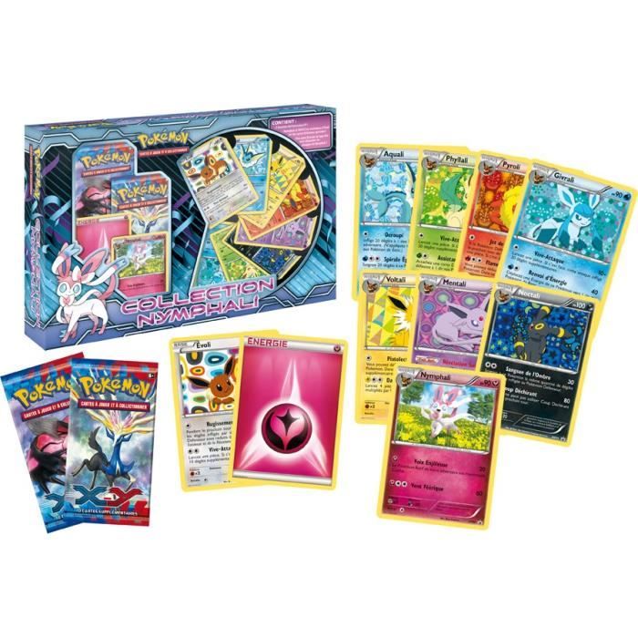 POKEMON XY Pack Nymphali 2 Boosters +9 Cartes