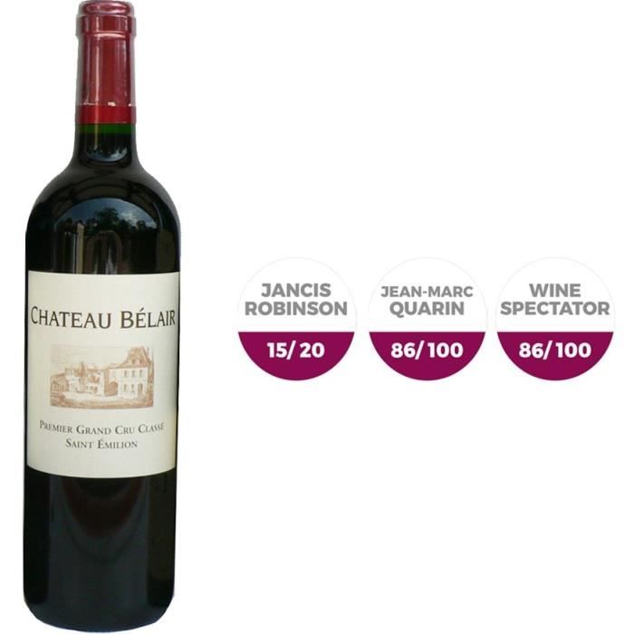 Château Belair 2007 Saint Emilion Grand Cru - Vin rouge de Bordeaux