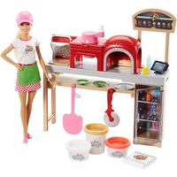 BARBIE Métiers Barbie et sa Pizzeria à modeler