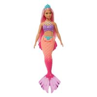 Poupée Barbie Sirène Corail - BARBIE - 2 éléments - Pour bain - 3 à 8 ans