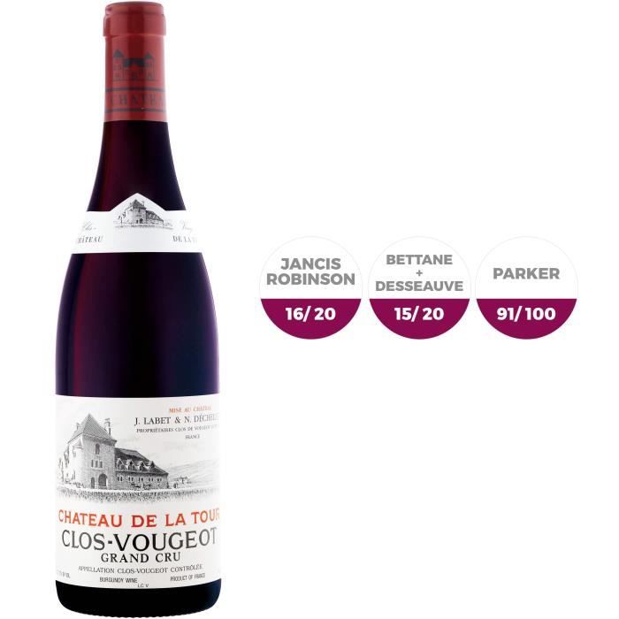 Château de La Tour 2012 Clos Vougeot Grand Cru - Vin rouge de Bourgogne