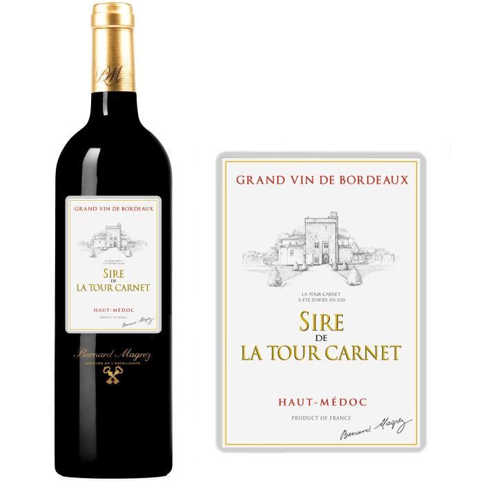 Sire de la Tour Carnet 2012 Haut Médoc - Vin rouge de Bordeaux