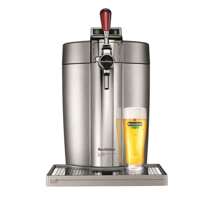 KRUPS Tireuse à bière Beertender - VB700E00 - Compatible fûts 5 L - Chrome