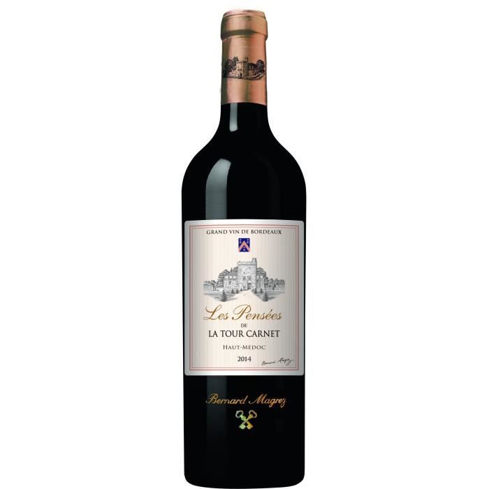 Les Pensées de La Tour Carnet 2014 Haut-Médoc Grand Cru - Vin rouge de Bordeaux