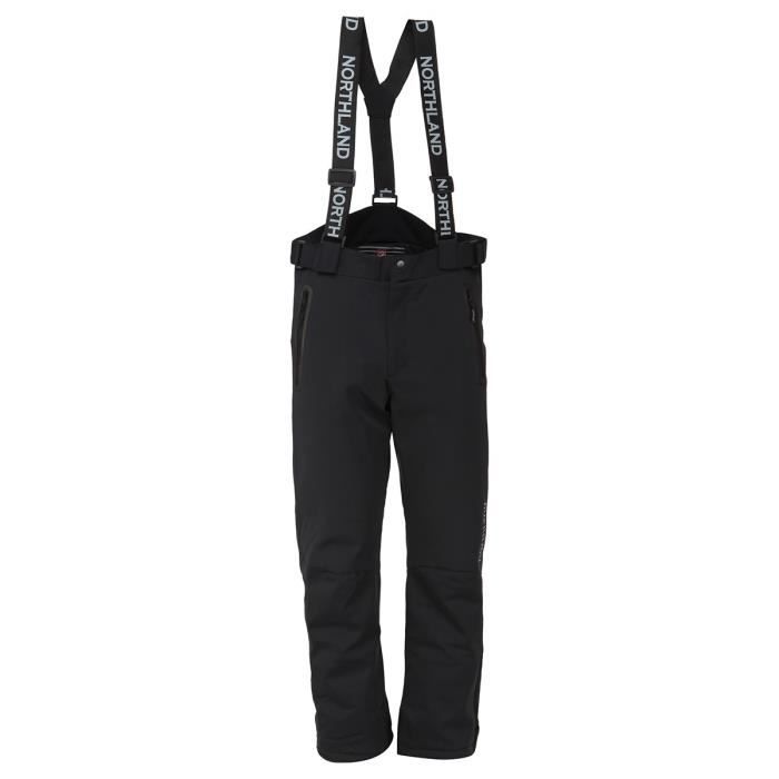 NORTHLAND Pantalon de ski Softshell Homme - Noir