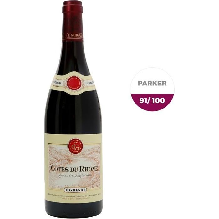 E. Guigal 2019 Côtes-du-Rhône - Vin rouge de la Vallée du Rhône