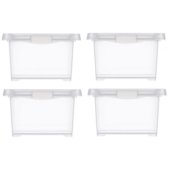 CURVER - Handy Box 2L avec couvercle x4