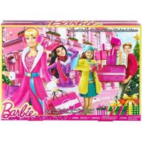 Calendrier de l'Avent Barbie - MATTEL - Fille - A partir de 3 ans - Bijoux, tenues et breloques en cadeau