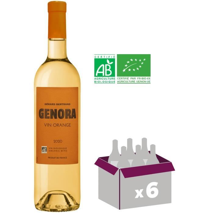 Gérard Bertrand Genora 2020 Vin de France - Vin orange de Languedoc - Bio