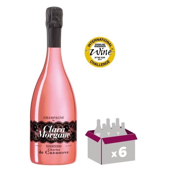 Champagne de Cazanove By Clara Morgane - Rosé
