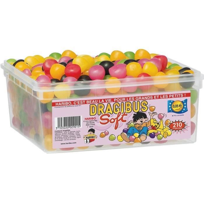HARIBO 300 Pièces Dragibus Soft