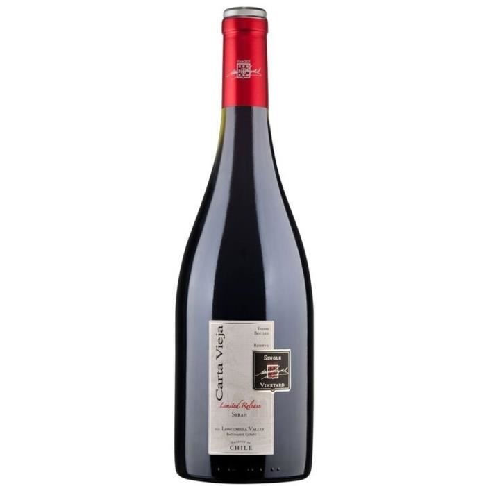 Carta Vieja Reserva 2016 Syrah - Vin rouge du Chili