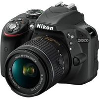 NIKON D3300 Noir + AF-P 18-55VR Appareil photo numérique reflex avec objectif