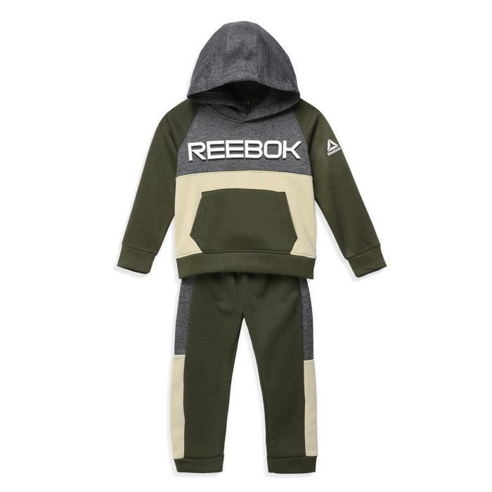 REEBOK ORIGINAL Ensemble Jogging Vert Kaki Enfant