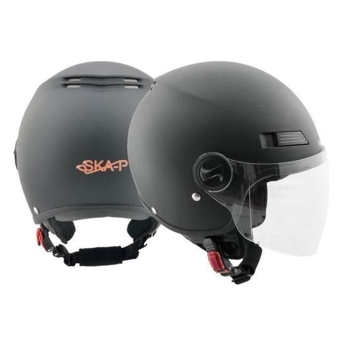 SKAP Casque Jet 1LH Urban Noir Mat