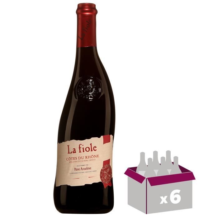 La Fiole Côtes du Rhône - Vin rouge des Côtes du Rhône 6x75cl
