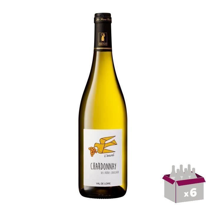 L'envol Chardonnay Les Frères Couillaud IGP Val de Loire - Vin blanc x6
