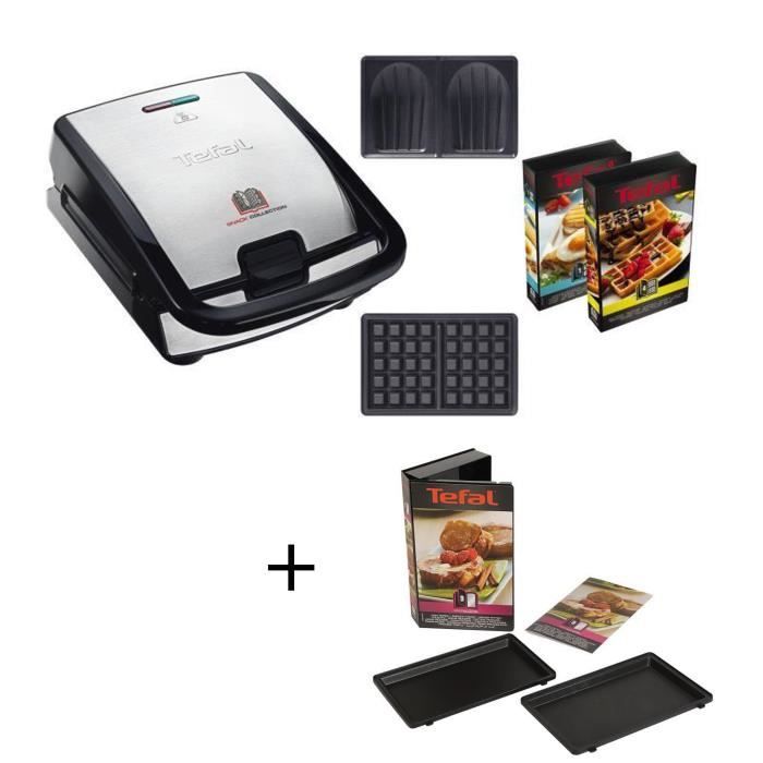Pack Spécial : TEFAL - Gaufrier SW853D12 + Coffret pain perdu Tefal