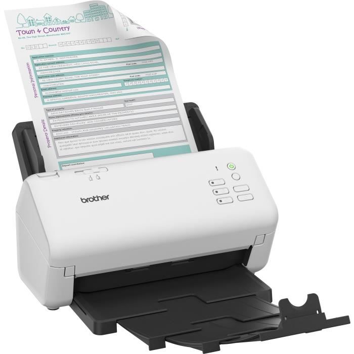 Scanner - BROTHER - ADS-4300 - Documents Bureautique - Recto-Verso - 40 ppm/80 ipm - Ethernet - ADS4300NRE1