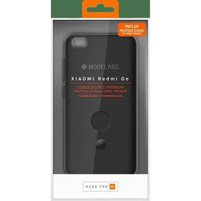 XIAOMI Redmi GO Pack coque et verre trempé