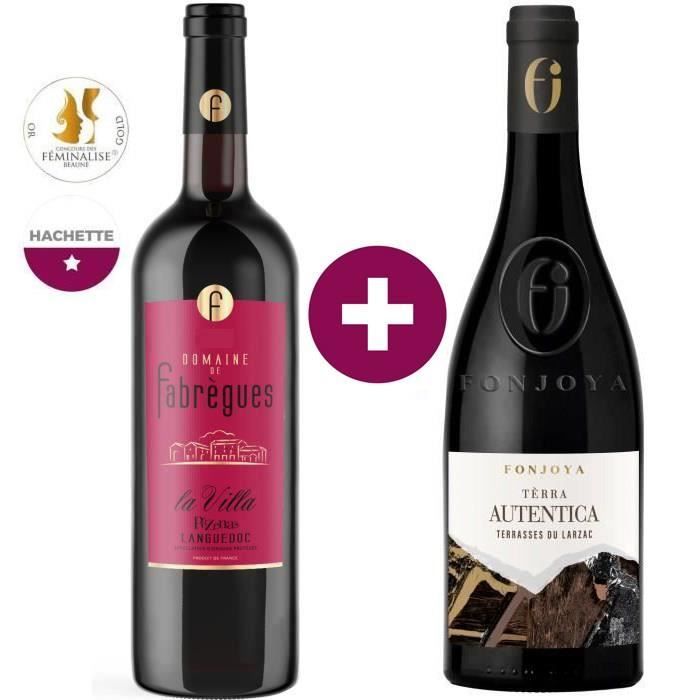 Duo de voisins du Languedoc - Domaine de Fabrègues 2017 Languedoc Pézenas & Fonjoya Tèrra Autentica 2017 Terrasses du Larzac 2x75cl