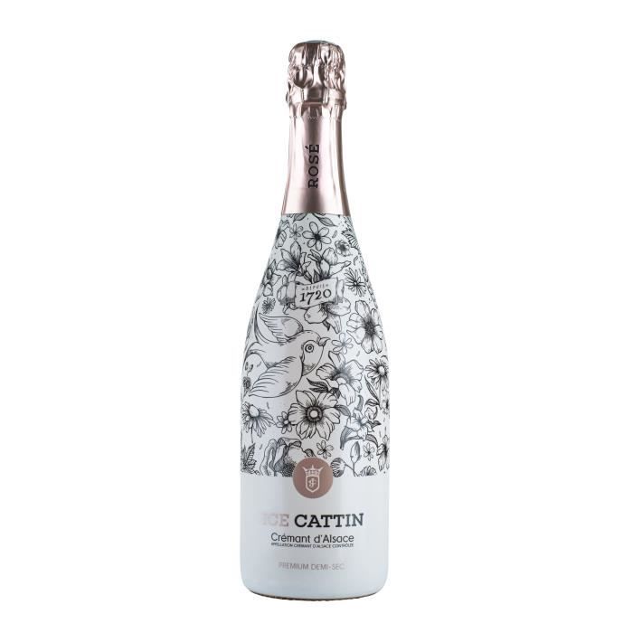 Cattin Ice Premium Demi-sec - Crémant d'Alsace Rosé