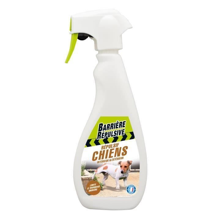 BARRIERE REPULSIVE Répulsif chiens intérieur et extérieur - Prêt à l'emploi - 500 ml (Lot de 2)
