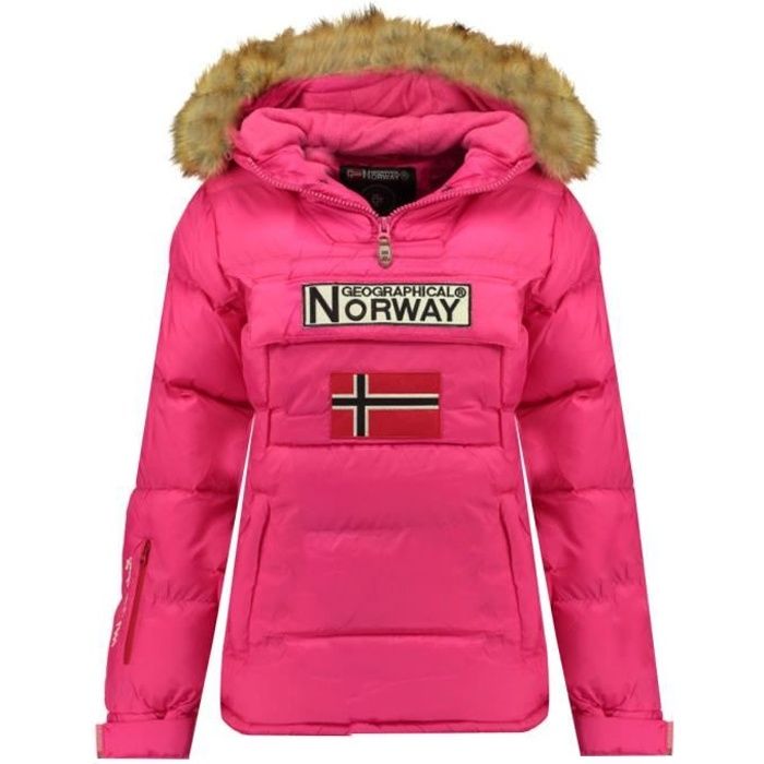 GEOGRAPHICAL NORWAY Doudoune Bianca 068 - Femme - Rose flash