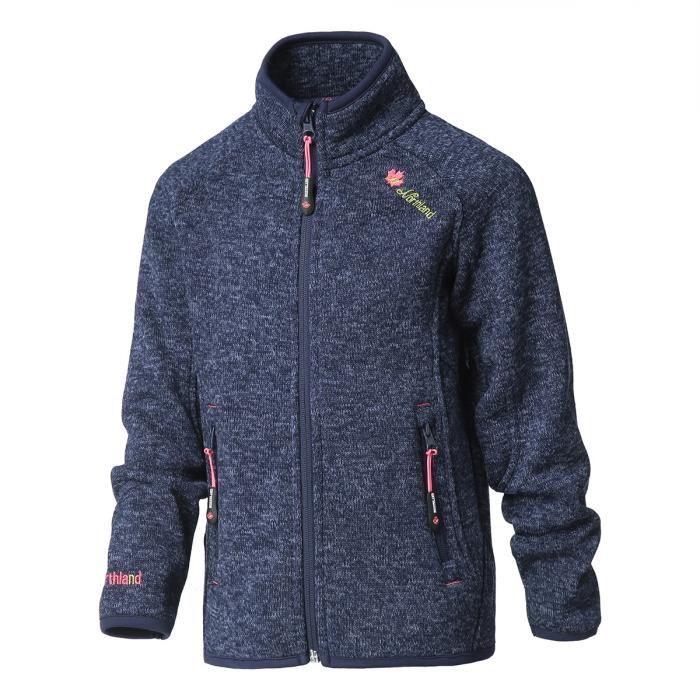 NORTHLAND Veste polaire maille chinée Fille Georgie - Violet