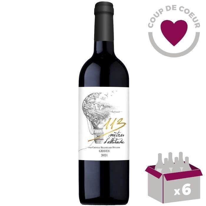 113 mètres d'altitude 2016 Graves - Vin rouge de Bordeaux