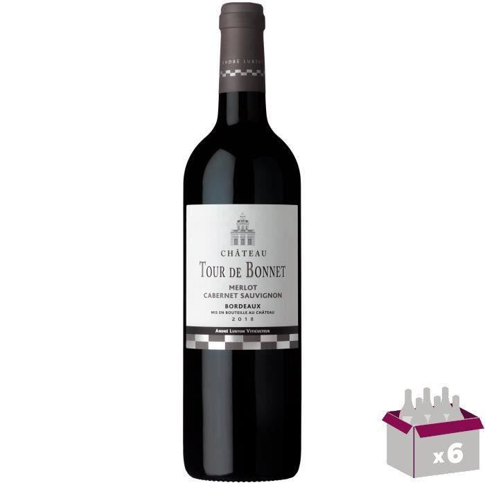 Château Tour de Bonnet 2018 Bordeaux - Vin rouge de Bordeaux x6