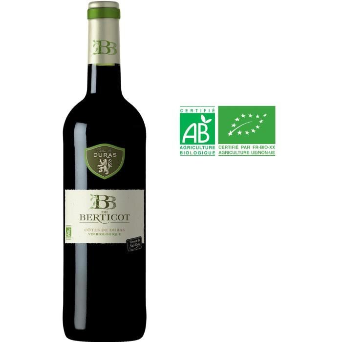 BB de Berticot 2015 Côtes de Duras - Vin rouge du Sud-Ouest - Bio