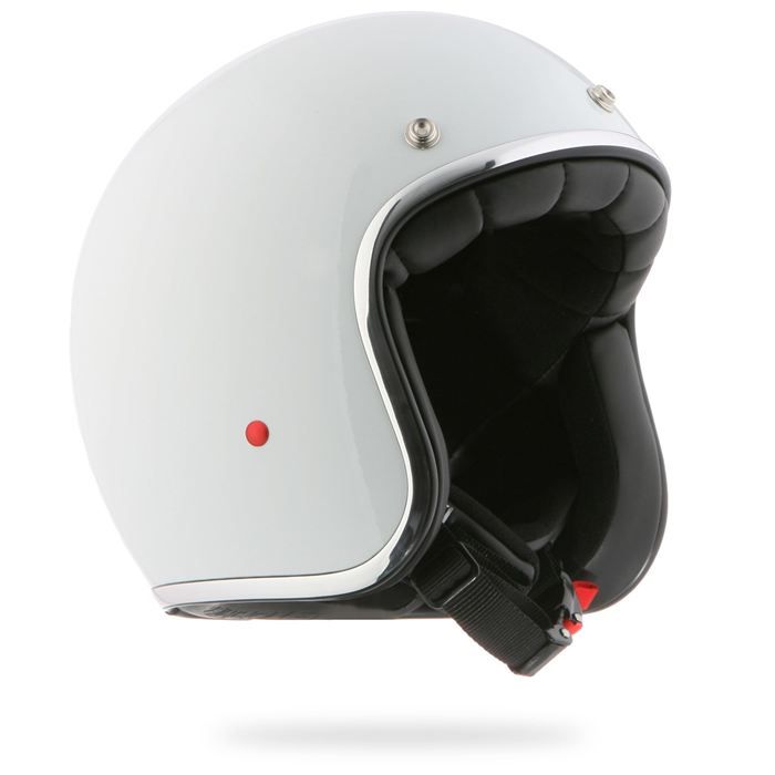 Stormer Casque Jet Pearl Blanc Métal