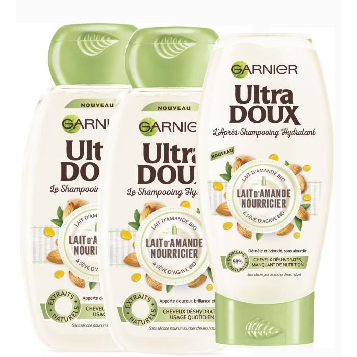 ULTRA DOUX Ma routine hydratante au Lait d'Amande