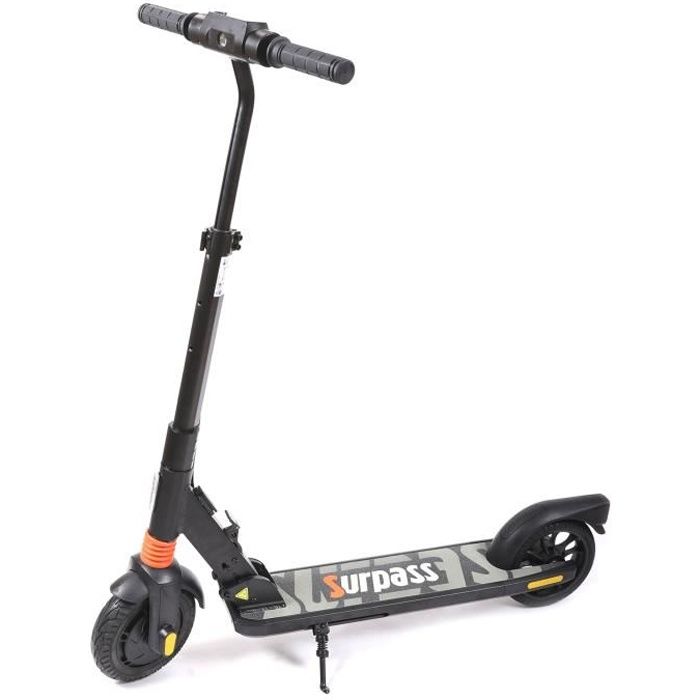 Trottinette Electrique SURPASS Pro Black Edition 350 W 8" Pliable - Nouvelle génération - Adulte