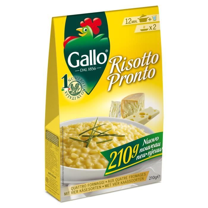 RISO GALLO Risotto Pronto 4 Fromages 210G