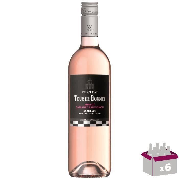 Château Tour de Bonnet 2020 Bordeaux - Vin rosé de Bordeaux x6