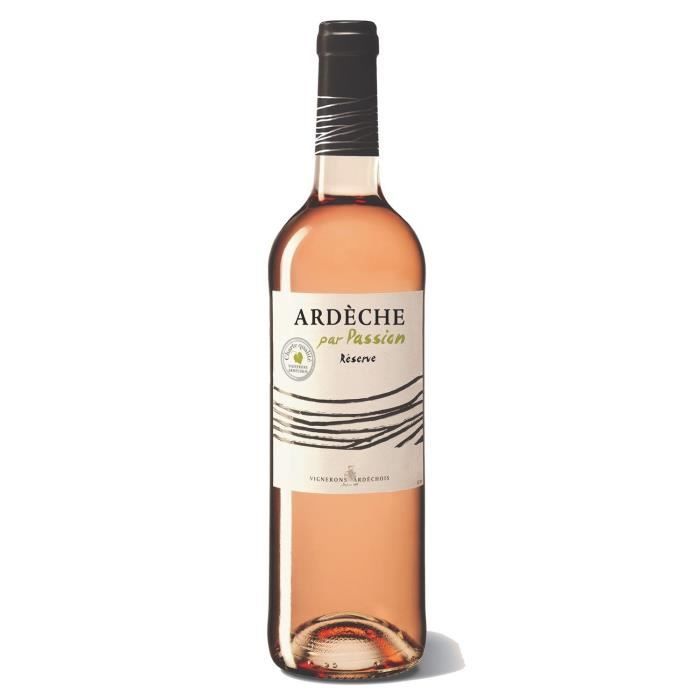 Ardèche par Passion Vignerons Ardéchois 2019 Côteaux de l'Ardèche - Vin rosé de la Vallée du Rhône