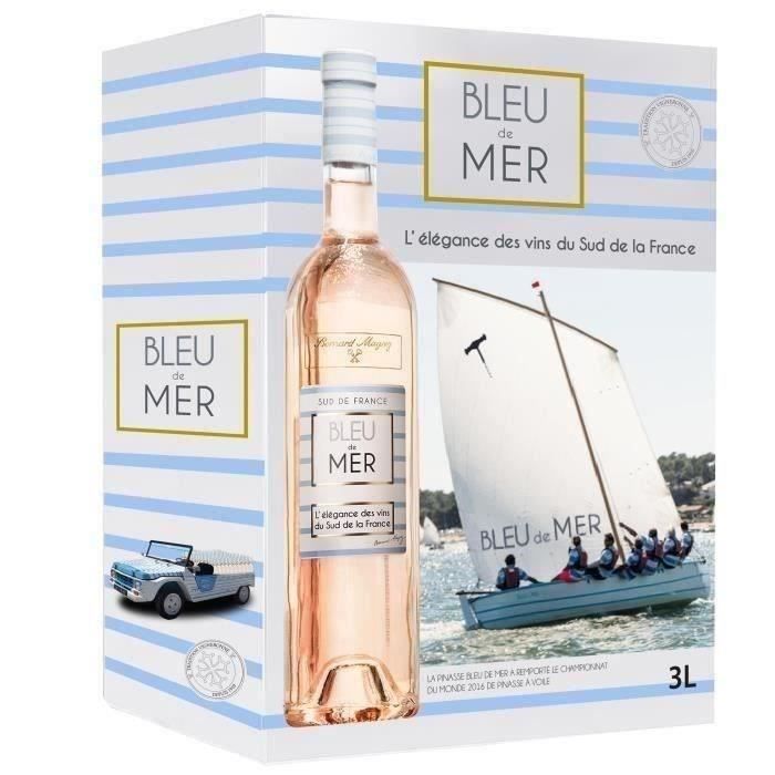 BIB 3L Bernard Magrez Bleu de Mer IGP Pays d'Oc - Vin rosé du Languedoc-Roussillon